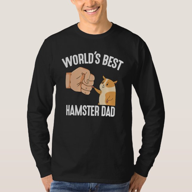 Camiseta World's Best Hamster Dad Costume For Animal Lovers (Frente)