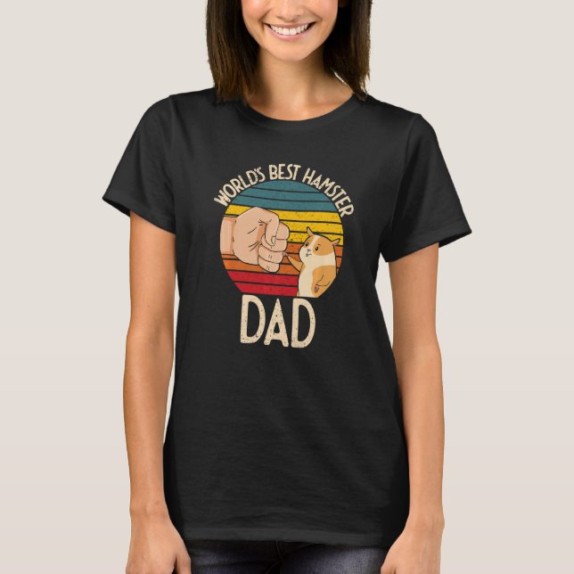 Camiseta World's Best Hamster Dad Costume For Animal Lovers (Frente)