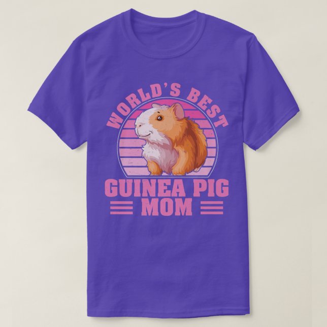 Camiseta World's Best Mom Funny Furry Potato For Guinea Pig (Frente do Design)