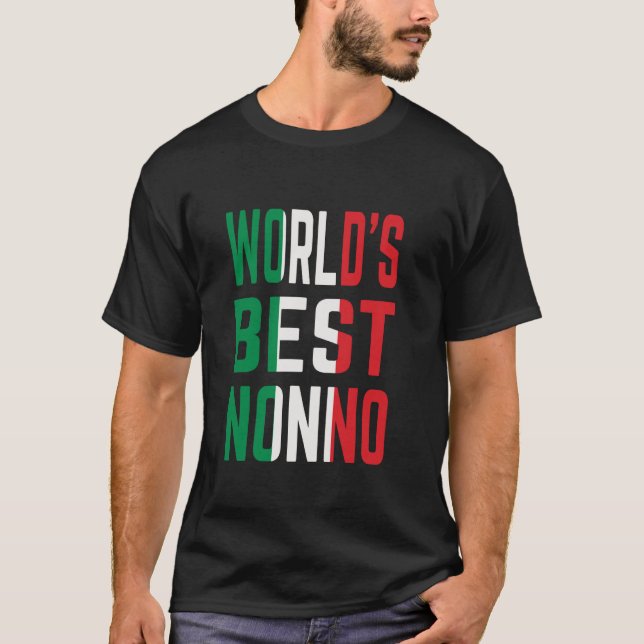 Camiseta World's Best Nonno Grandpa Birthday Father's Day (Frente)