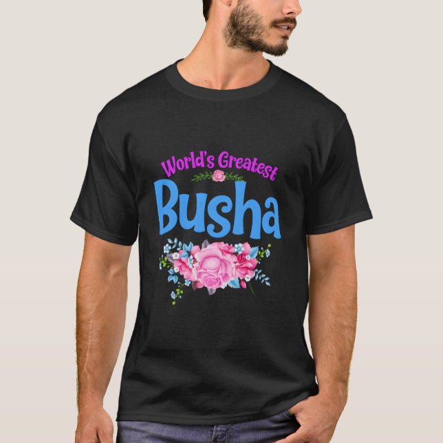 Camiseta World'S Greatest Busha Polish Grandma (Frente)