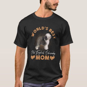 Camiseta Worldu2019s A Melhor Velha Cãozinha Inglesa Mãe Ca