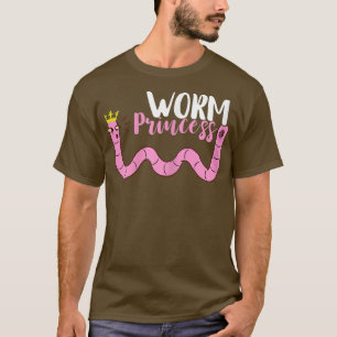Camiseta Worm Farmer Worm Princess Vermiculture Farming Cro
