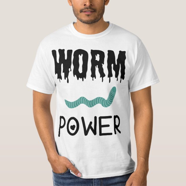 Camiseta Worm Power (Frente)