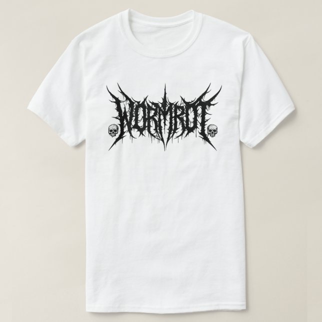 Camiseta Wormrot Grindcore Na Morte Nós Giramos  (Frente do Design)