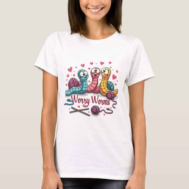 Camiseta Worms Preocupados (Frente)