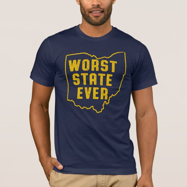 Camiseta Worst State Ever (Frente)