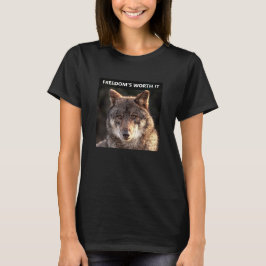 Camiseta Worth It Wolf (escuro)