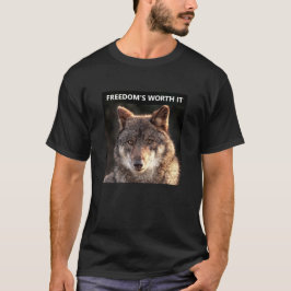 Camiseta Worth It Wolf (escuro)