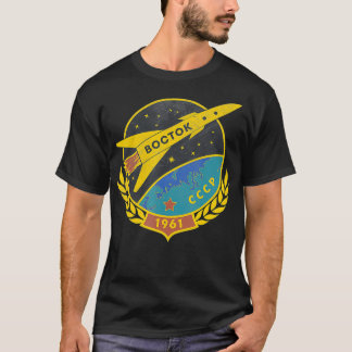 Camiseta Wostok Sputnik URSS Propaganda Espacial da União S