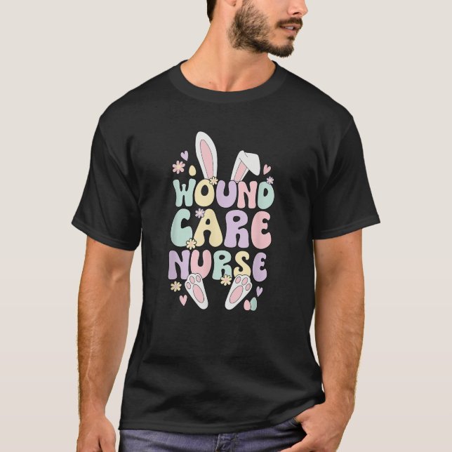 Camiseta Wound Care Nurse Easter Bunny Wound Care Nursing E (Frente)