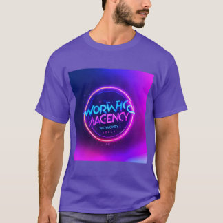 Camiseta "WowHow Marketing: Neon-Inspiron Modern Logo Desig