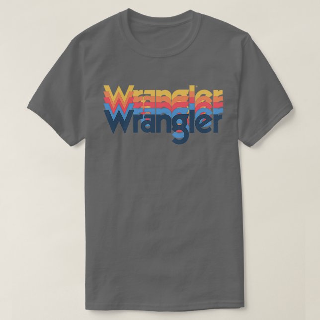 Camiseta Wrangler Vintage Cowboy Wrangler 1970  (Frente do Design)