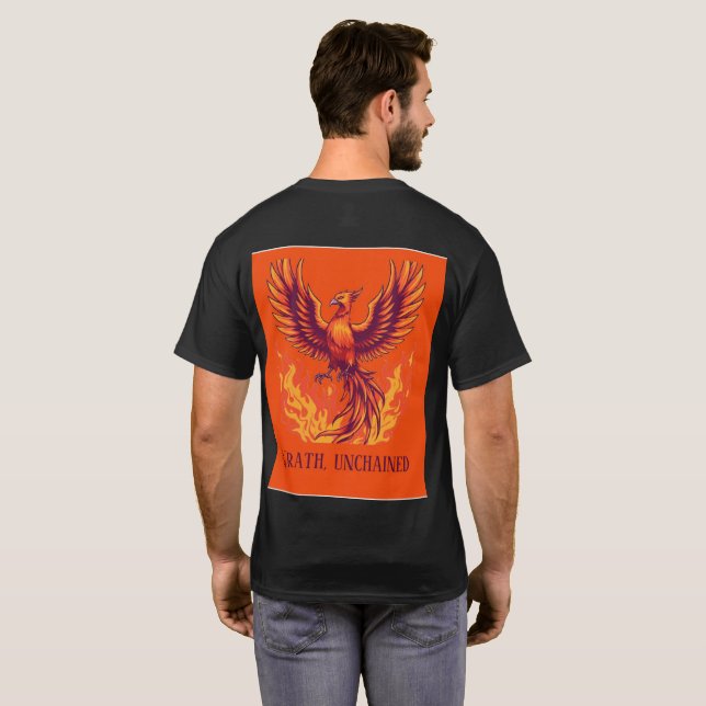 Camiseta Wrath Unchained Phoenix Fire (Parte Traseira Completa)