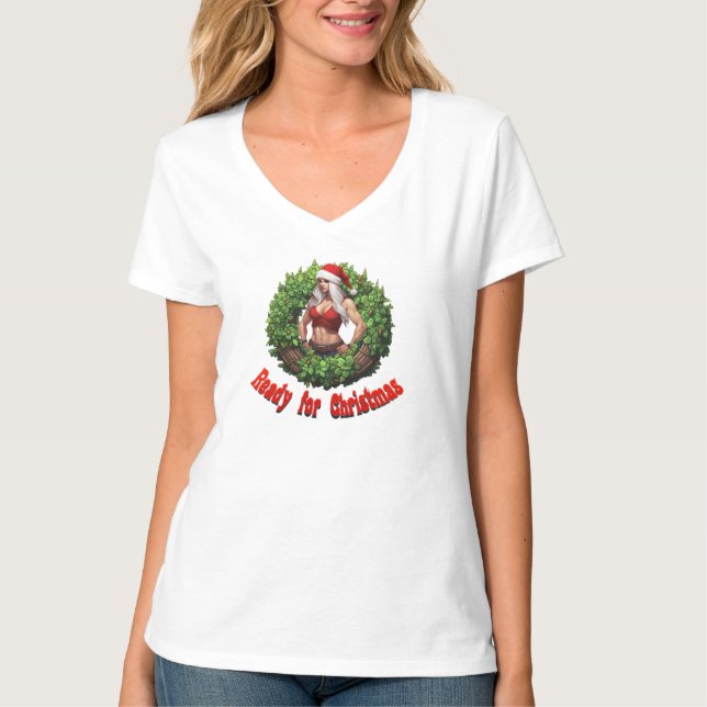 Camiseta Wreath Natal (Frente)