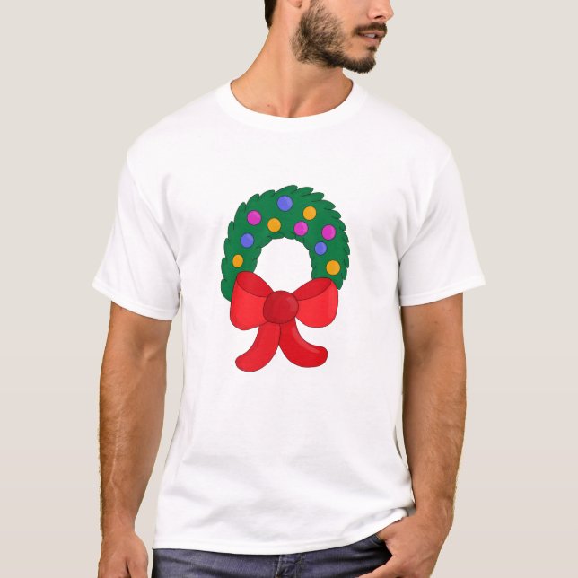 Camiseta Wreath Natal (Frente)