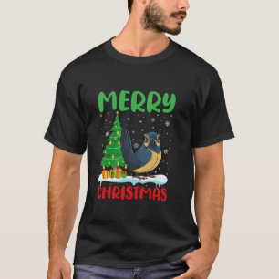 Camiseta Wren Tree Xmas Sweater Men Mulheres no Natal