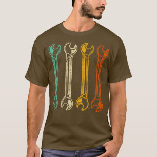 Camiseta Wrenches Retro-Mechanic Handyman Vintage