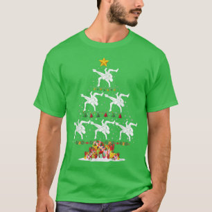 Camiseta Wrestling Christmas Tree Wrestling Lover Xmas Funn