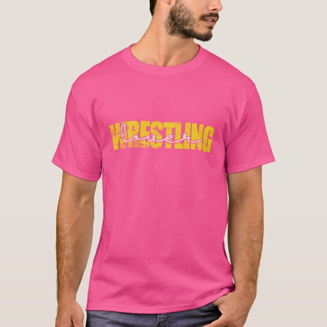 Camiseta Wrestling Lover Show Ring Fight Stunt friend (Frente)