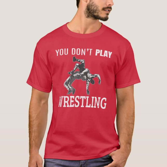 Camiseta Wrestling Quote For Wrestler Boys boy (Frente)