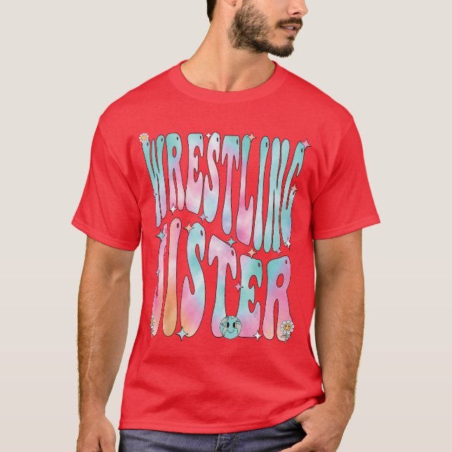 Camiseta Wrestling Sister Groovy Wrestling Sister friends (Frente)