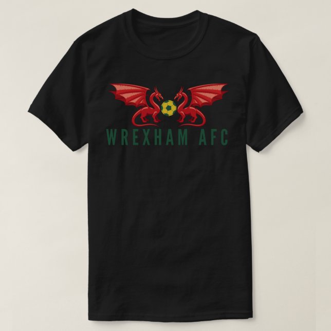 Camiseta Wrexham Afc Wrexham Wrexham Association Futebol C (Frente do Design)