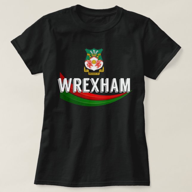 Camiseta Wrexham Classic mais vendido (Frente do Design)