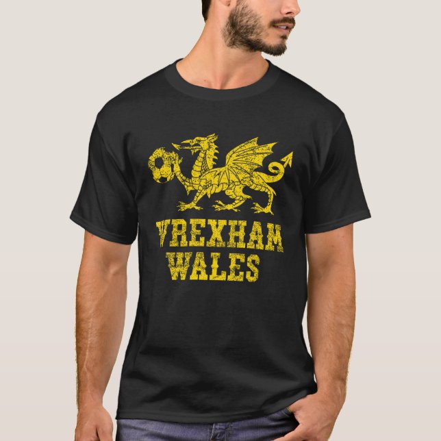 Camiseta Wrexham Wales Soccer Jersey Para Homens Mulheres (Frente)