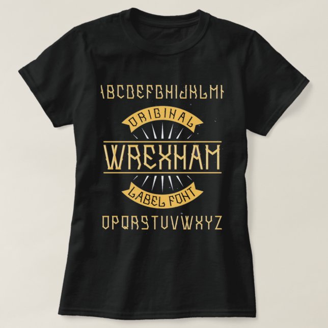Camiseta wrexham wrexham afc wales wrexham fooball cymru wr (Frente do Design)