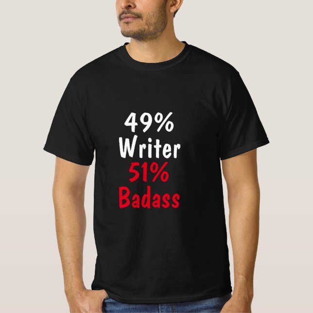 Camiseta Writer Badass (Frente)