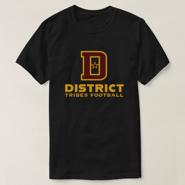 Camiseta WSH D.C. Treinos De Distrito Esportivo (Frente do Design)