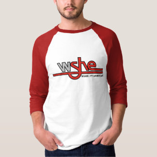 Camiseta WSHE Miami/jérsei do Raglan homens de Fort