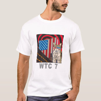 Camiseta "WTC 7" t-shirt branco orgânico