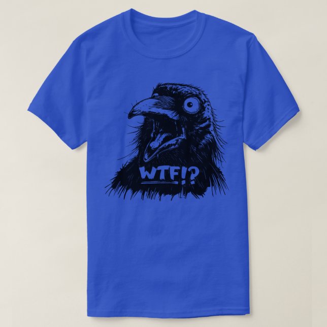 Camiseta WTF Crow (Frente do Design)
