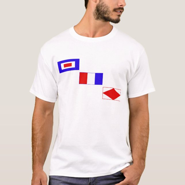 Camiseta Wtf das bandeiras de sinal (Frente)
