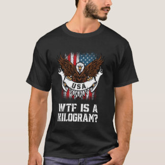 Camiseta WTF é um Kilograma Vintage Funny 4 de julho Patrio