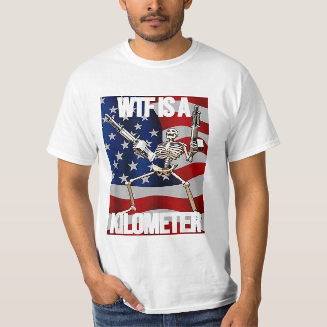 Camiseta WTF é Um Quilômetro (Frente)