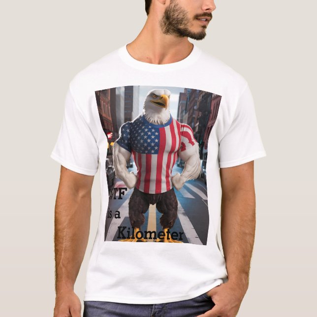 Camiseta WTF é um quilômetro (Frente)