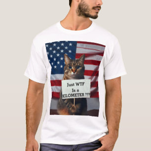 Camiseta wtf é uma t-shirts de quilômetro