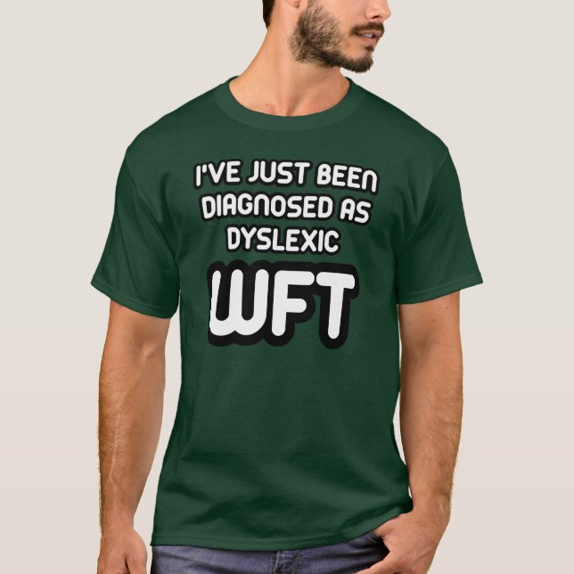 Camiseta WTF engraçado (Frente)