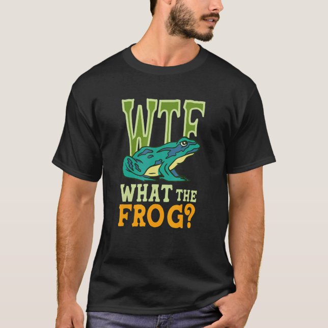 Camiseta WTF O Que O Anfíbio Do Sapo (Frente)