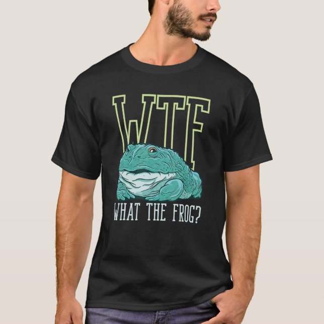 Camiseta WTF O Que O Sapo Anfíbio 3 (Frente)