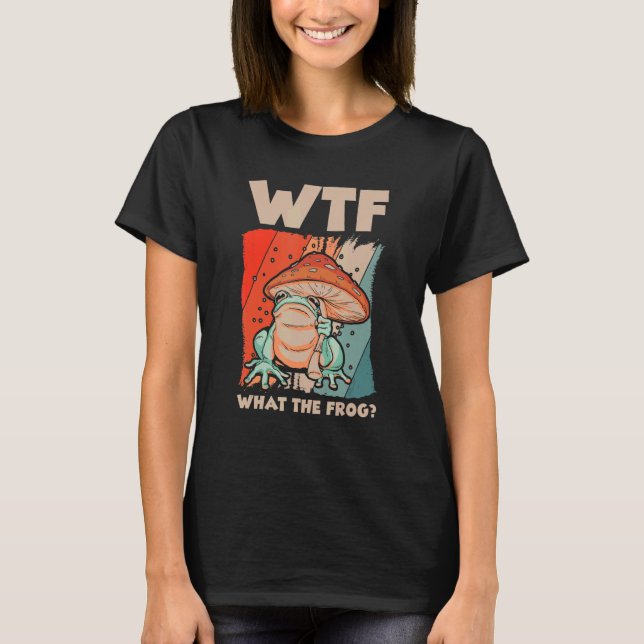 Camiseta WTF O Que O Sapo Anfíbio 4 (Frente)