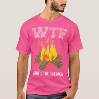 Camiseta Wtf Onde A Aventura Do Ar Frio Engraçada Lá Fora