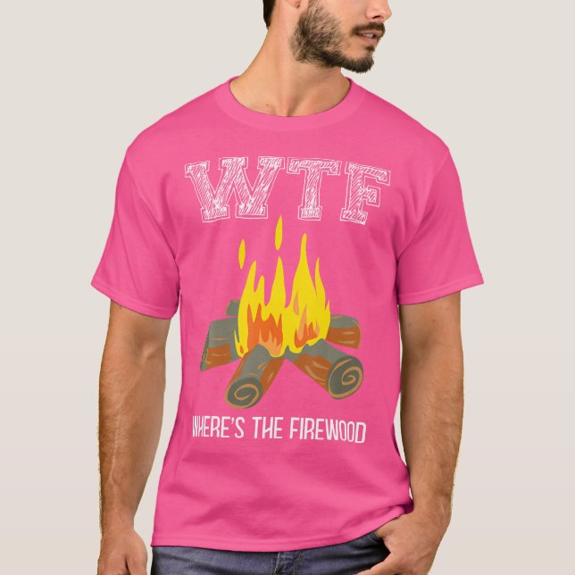 Camiseta Wtf Onde A Aventura Do Ar Frio Engraçada Lá Fora (Frente)