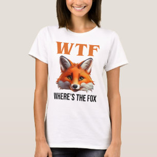 Camiseta WTF - Onde está a Raposa