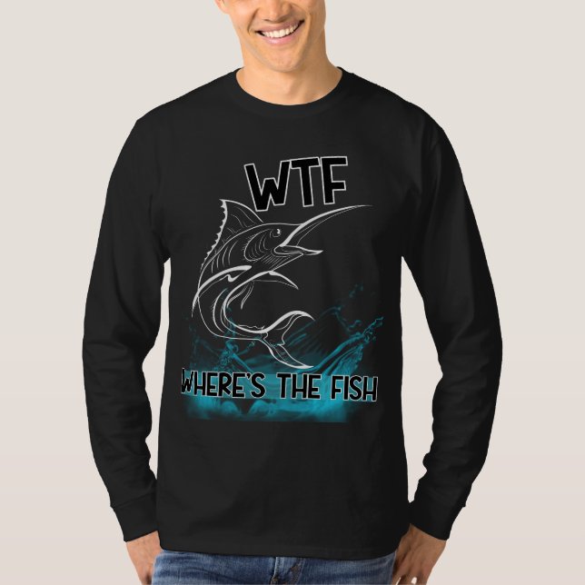 Camiseta WTF Onde está o peixe (Frente)