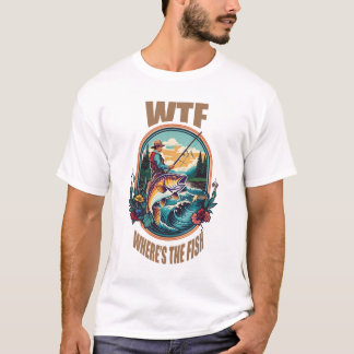 Camiseta wtf onde está o peixe