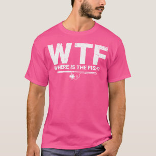 Camiseta Wtf Onde Se Encontra O Peixe De Pesca Do Gelo